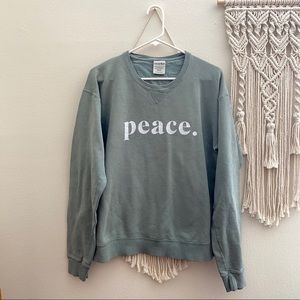 Vintage Hanes Peace Crewneck